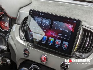 FIAT 500 Radio Head Unit Upgrade System w/ install Kit - Post Facelift ('16-on) - Black Trim - T4
